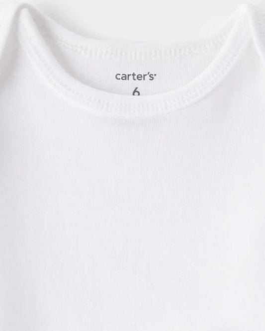 Baby 5-Pack Short-Sleeve Bodysuits - White