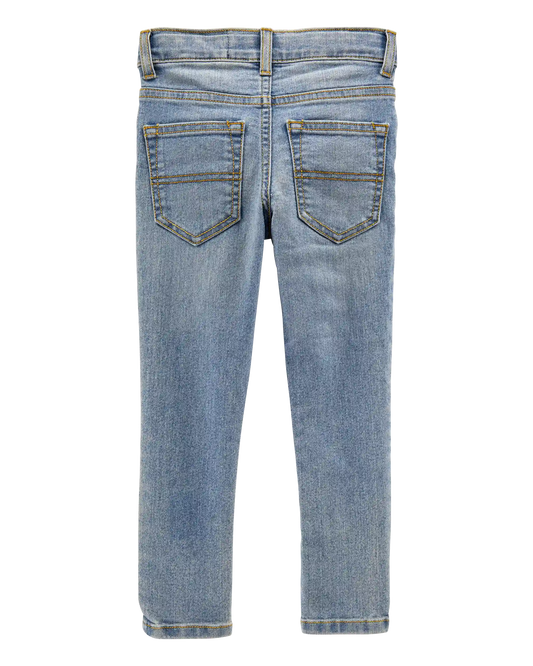 Baby Sun Faded Light Wash Skinny-Leg Jeans