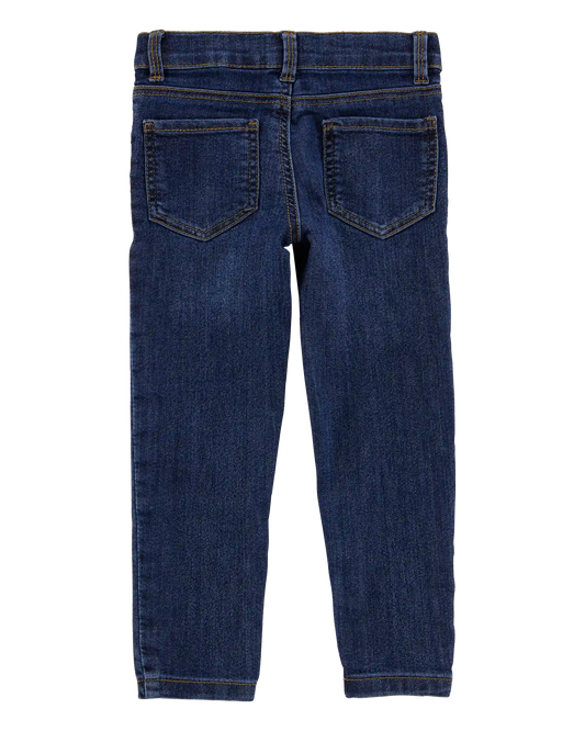 Baby Dark Blue Wash Skinny-Leg Jeans