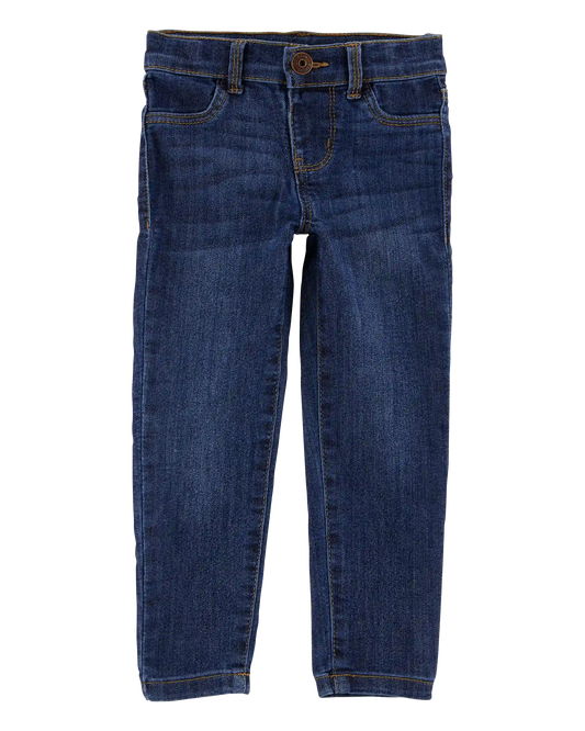 Baby Dark Blue Wash Skinny-Leg Jeans