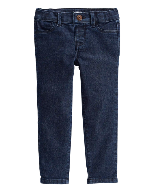 Baby Dark Blue Wash Skinny-Leg Jeans
