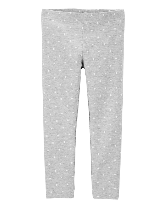 Baby Cotton Polka Dot Stretch Leggings