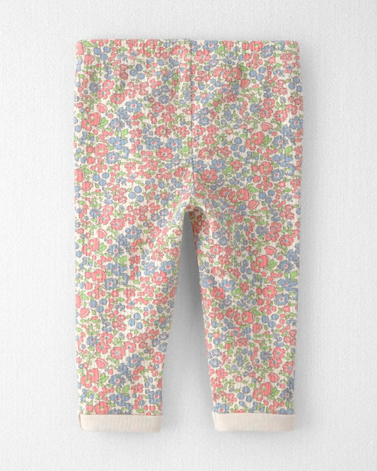 Baby Girl 2-Pack Organic Cotton Rib Leggings