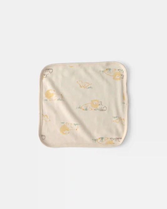 Baby 6-Pack Lion Terry Washcloths - Yellow