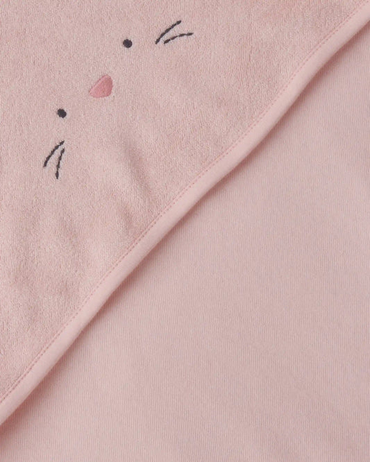 Baby Girl 2-Pack Bunny Terry Towels - Pink