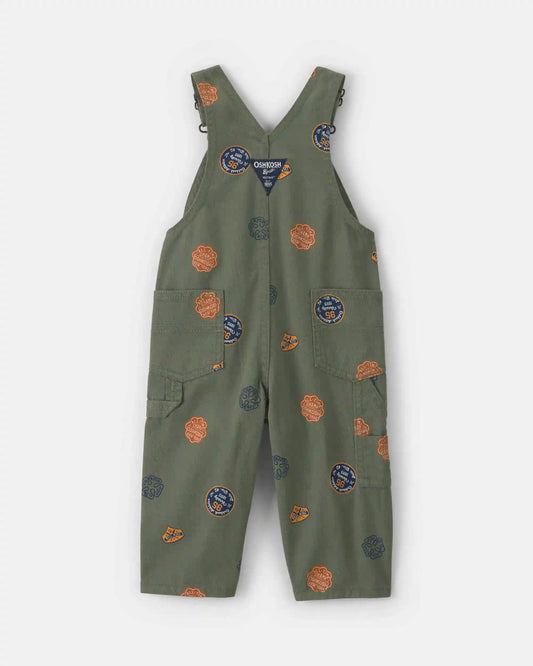 Baby Patch Logo Overalls - Green