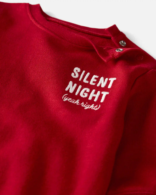 Baby Organic Cotton 'Silent Night' French Terry Bubble