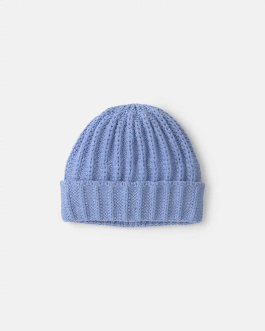 Baby Girl Ribbed Beanie - Purple
