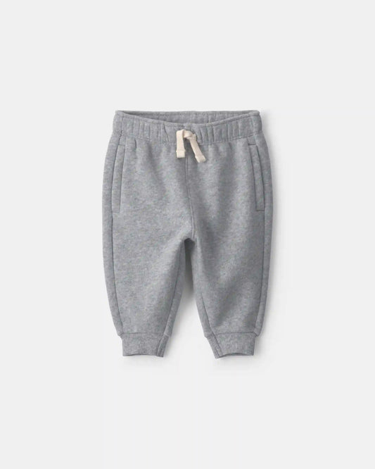 Baby Boy Fleece Pants - Grey