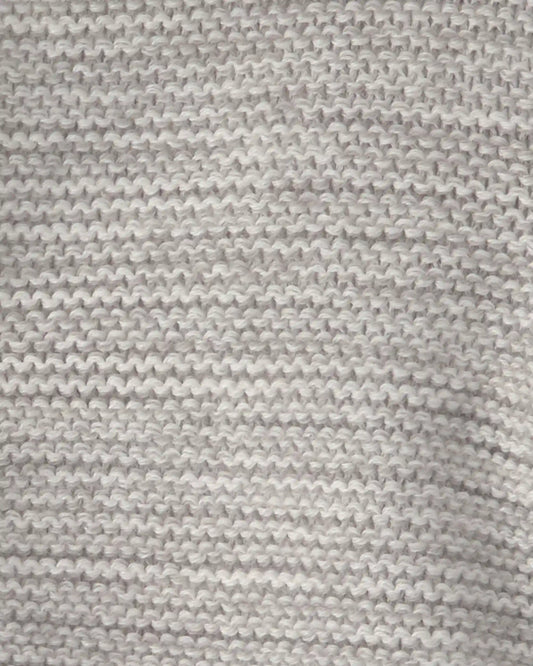 Baby Bear Sweater Knit Hooded Jacket - Grey