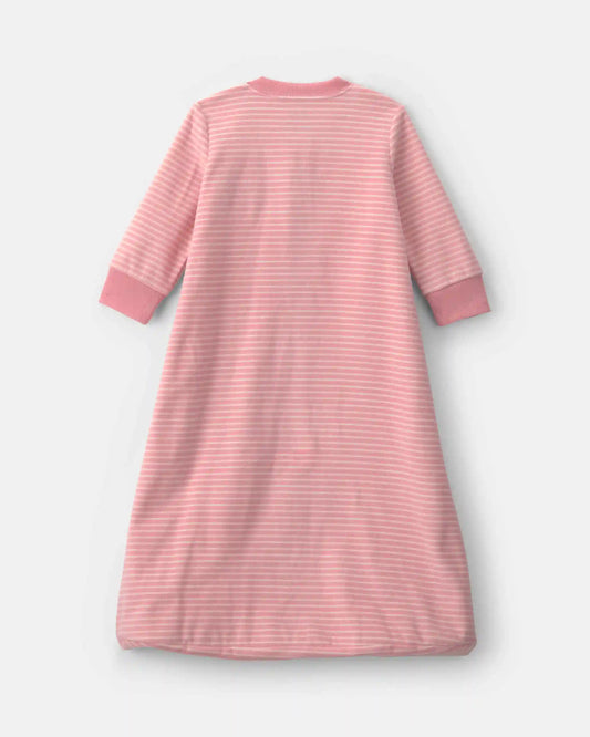 Baby Girl Striped Fleece Sleep Bag - Pink