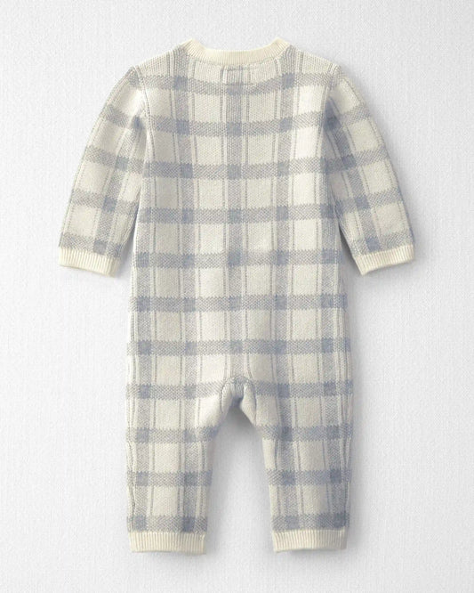 Baby Organic Cotton Sweater Knit Jumpsuit