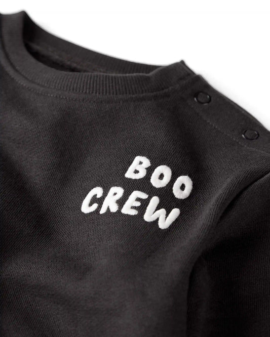 Baby Organic Cotton 'Boo Crew' French Terry Bubble