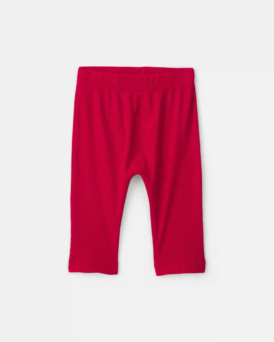 Baby 2-Piece 'Stealing Hearts' Valentine's Day French Terry Top & Pant Set - Red/Grey