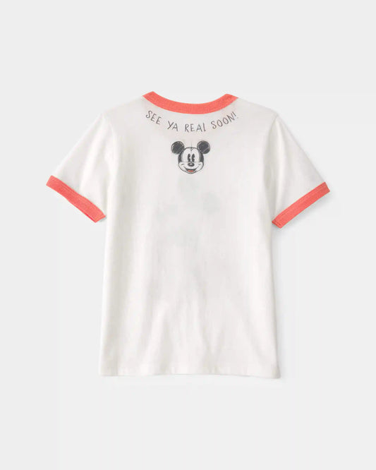 Toddler Disney© Mickey Mouse Graphic Tee - White