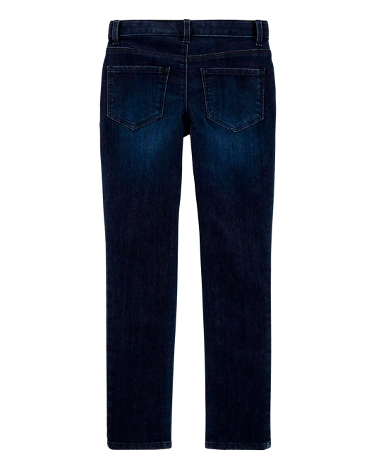 Kid Dark Wash Slim-Fit Skinny-Leg Jeans