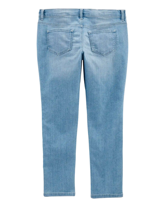 Kid Light Blue Wash Super Skinny-Leg Jeans