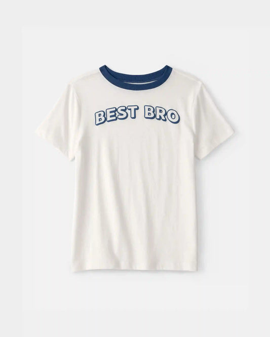 Boys 'Best Bro' Graphic Tee - Ivory