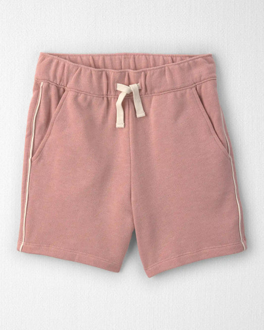 Girls 2-Piece Organic Cotton French Terry Pullover & Short Set