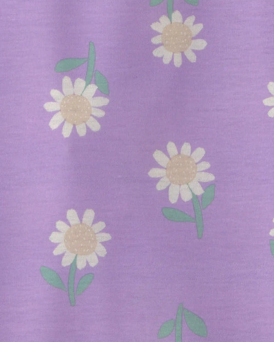 Girls 2-Pack Floral Night Gowns - Purple