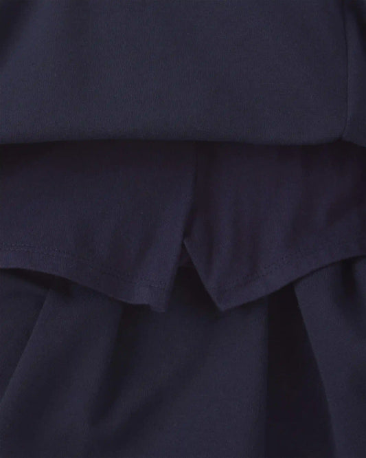 Girls Uniform Ponte Skort - Navy