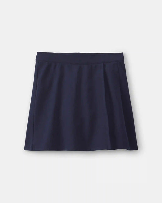 Girls Uniform Ponte Skort - Navy