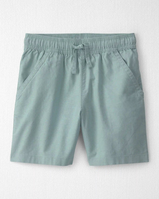 Boys 2-Piece Sweater Knit Top & Short Set Made with Organic Cotton in Stripes