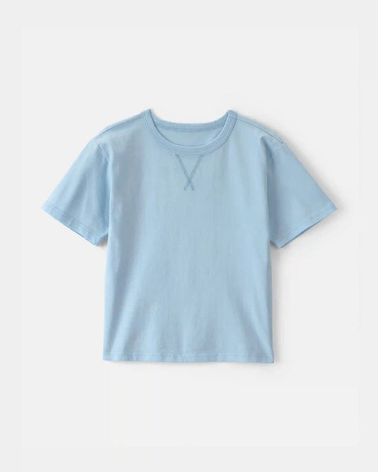 Kids Solid T-Shirt - Blue