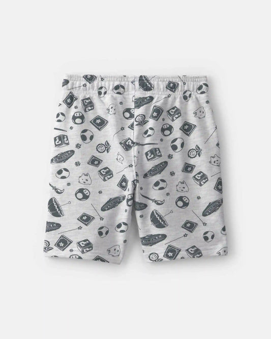 Boys Nintendo Super Mario Shorts - Grey