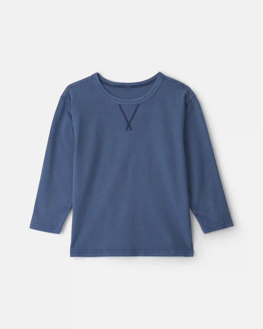 Boys Long-Sleeve T-Shirt - Navy Blue