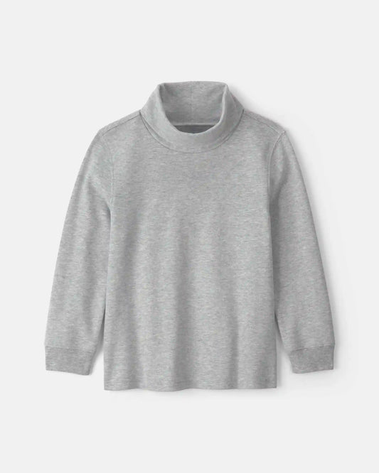 Boys Long-Sleeve Turtleneck - Grey