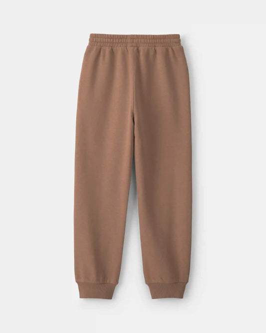 Boys Corvette Car Fleece Joggers - Brown