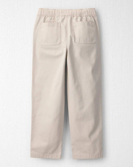 Kids Organic Cotton Baggy Twill Pants