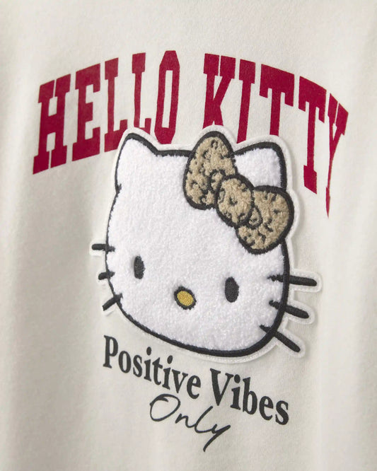 Girls Hello Kitty® Pullover Sweatshirt - Cream