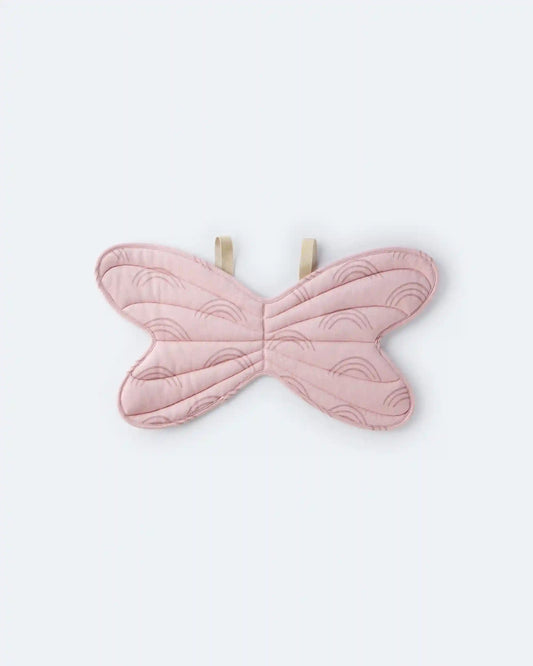 Toddler Girl Rainbow Dress Up Wings - Light Pink