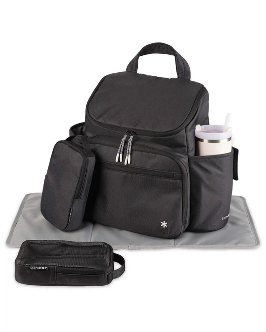 Forma Next Backpack Diaper Bag - Black
