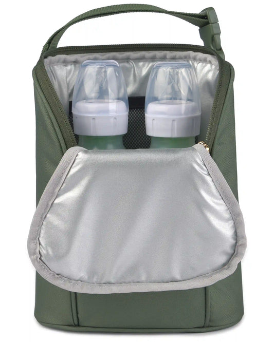Grab & Go Double Bottle Bag - Sage