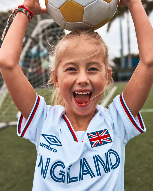 Kids Umbro England Soccer Jersey - White