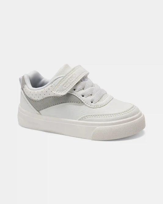 Toddler Boy Casual Shoes - White/Grey