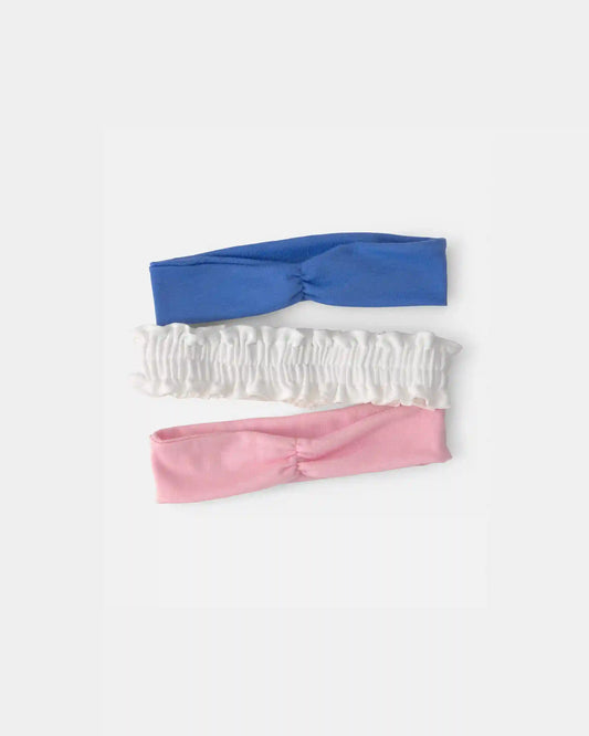 Toddler Girl 3-Pack Solid Headbands