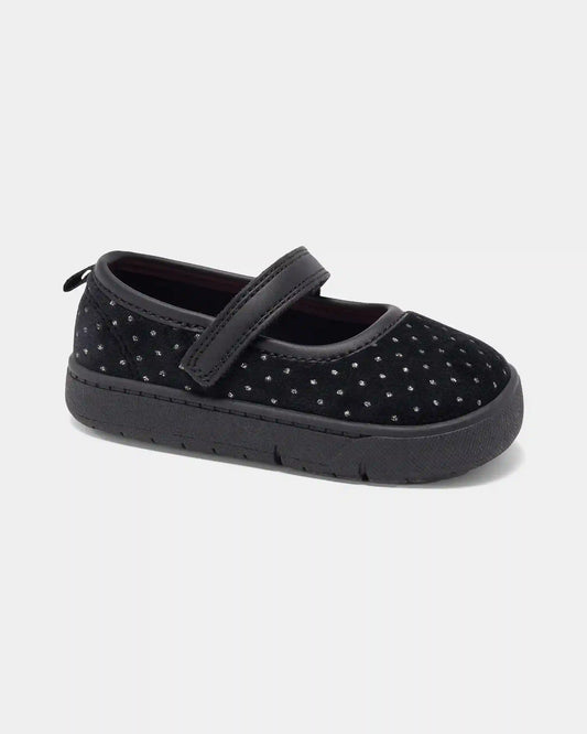 Baby Girl Every Step® First Walker Dress Shoes - Black