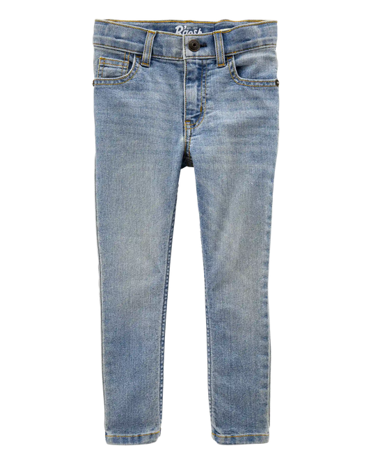 Baby Sun Faded Light Wash Skinny-Leg Jeans