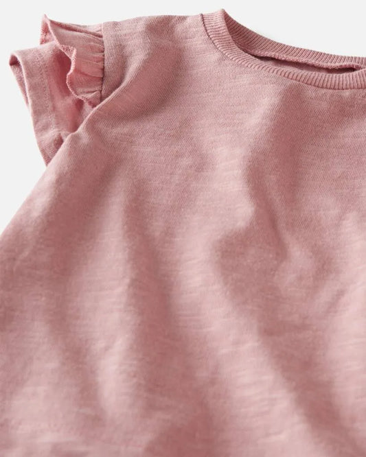 Baby Girl 3-Pack Organic Cotton Flutter T-Shirts