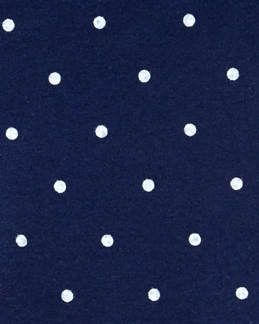 Baby Polka Dot Cotton Stretch Leggings