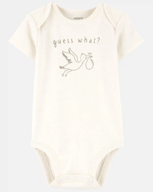 Baby Stork Announcement Bodysuit