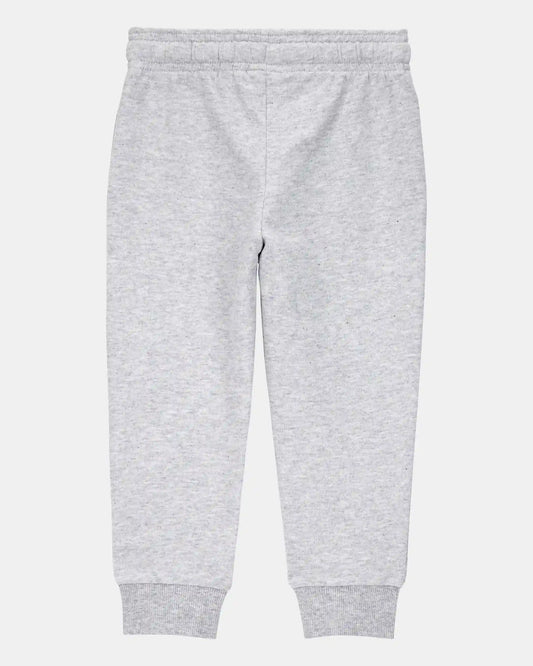 Baby Boy Pull-On Drawstring Joggers - Grey