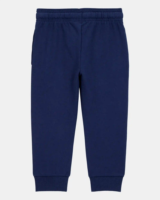 Baby Boy Pull-On Drawstring Joggers - Navy