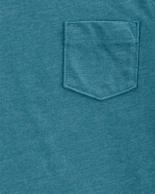 Baby Solid Short-Sleeve Pocket Tee - Teal