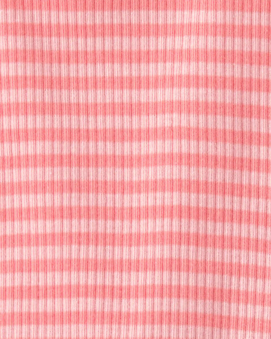 Baby Girl 3-Piece Ice Cream Truck Short-Sleeve Top, Bodysuit & Short Set - Pink/Ivory