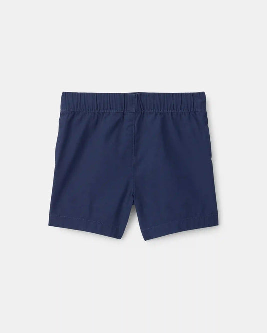Baby Boy Canvas Shorts - Blue
